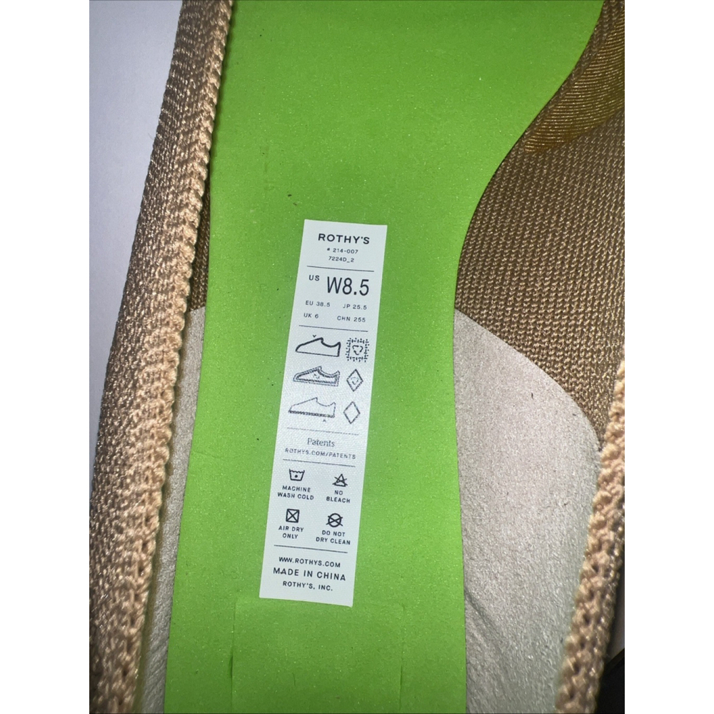 Rothy’s Women’s The High Point In Love Insole I’m Wren Captoe Shoes 8.5 Preppy - Picture 12 of 12